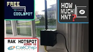 HOW MUCH HELIUM (HNT) DOES A CALCHIP RAK MINER V2 EARN? | EMRIT'S CUT ON A FREE HELIUM (HNT) MINER