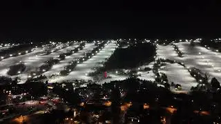 Blue Mountain 2025 December Drone shot