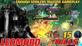15 KILLS !!! FULL SPOILERS LEOMORD JUNGLE RIDER ABUSED NEW 1 SHOT BUILD & EMBLEM 2025 #mlbb #leomord