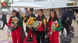 استقبال الابطال المغاربة الفائزين بالبطولة العربية لاختراق الضاحية  بالعراق 2026