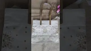 DIY Hand Painted Tote Bag 👜✨ | Easy Fabric Art | Zariya Creations