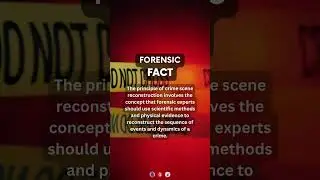 Crime scene reconstruction | #forensicscience #forensics #crimesceneinvestigation