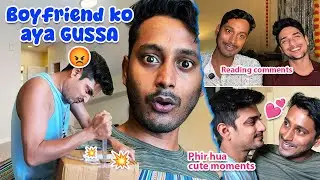 Our Morning peace turned DISASTER | Who sent GIFT to my BOYFRIEND😅 | Mr & Mr Rohit