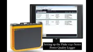 How to set up the Fluke 1740 Series Power Quality Logger