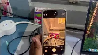 iPhone Native camera app zoom control using a Pointer device over BLE