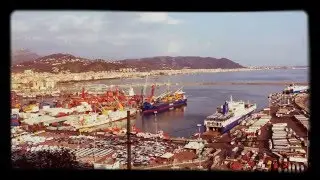 Salerno harbor - HD TIMELAPSE