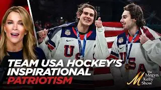 American Men's Hockey Team Delivers Inspirational Gold Medal Win Over Canada and Displays Patriotism