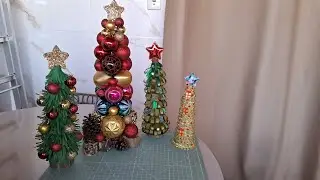 PASSO A PASSO MINI ÁRVORE NATALINA SIMPLES E FÁCIL # NATAL # FAÇA VOCÊ MESMO 
