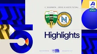Sporting Sala Consilina-Napoli Futsal 5-1 | Gol e Highlights | 1° giornata | Serie A KINTO 2025-26