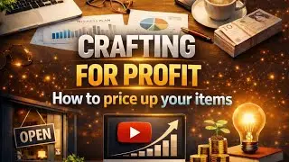 Crafting for Profit - How to Price Up Your Items #craftfair #craft #handmade #sidehustle