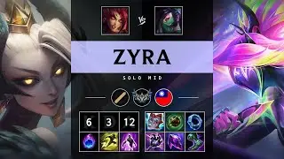Zyra Mid vs Akali - TW Challenger Patch 25.11