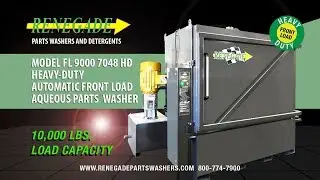 Renegade FL9000 6048 HD Heavy Duty Automatic Front Load Parts Washer