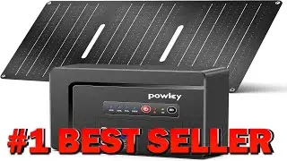 Генератор на солнечных батареях powkey мощностью 100 Вт (97 Вт&middot;ч), портативная электростанция с с...