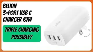 REVIEW (2026): Belkin 3-Port USB C Charger 67W. Features