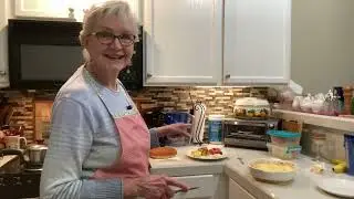 Retired Happy: Cooking with me: CAULIFLOWER CASSEROLE. Crochet with me: Granny Square Coaster