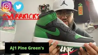 Кроссовки Air Jordan 1's 2.0 цвета сосновой зелени (для ног) в огненном комплекте!!!!!