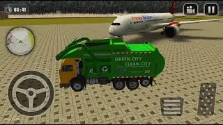 Garbage Truck Driving Simulator - City Cleaner Truck Android Gameplay #2