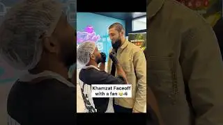 Khamzat Faceoff with a fan 😂🐺