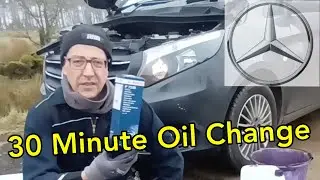 Mercedes Vito Oil Change in 30 Mins DIY