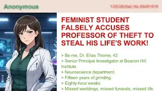 Feminist Student Falsely Accuses Professor Of Theft To Steal His Life's Work!
