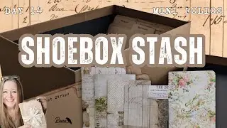 День 14 проекта Shoebox Stash - Массовое изготовление мини-папок!