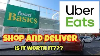 UberEats Shop and Deliver order. Is it worth it? You Judge. UberEats Canada.