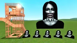 Kuchisake Onna Vs Towers In Garry's Mod