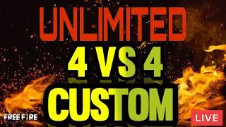 Free Fire  4vs4 Unlimited Custom 😎😎