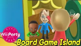 Wii 파티 보드게임 (매우어려움모드) Molina vs 힐데 vs 테오 vs 주선 Wii Party - Board Game Island (Expert com)