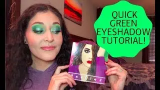 Quick Green Eye Tutorial! | Blush Tribe Paulina Palette