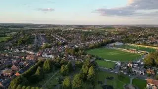 Drone captures Countryside slowly turning into small town - Barwell Leicester - #dronevideo 2023