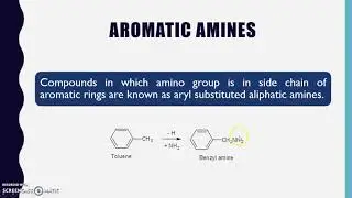 Aromatic amines Basics Explained Part I
