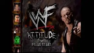 WWF Attitude N64 Mortal Kombat Style Menu Screen
