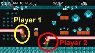 2 Player Coop - Super Super Mari0 Bros with Death Ray