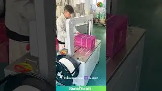 This Box Strapping Machine is My Spirit Animal! ✨ So CRISP! #oddlysatisfying #factorylife #gadget