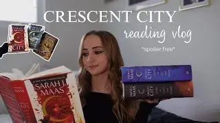 reading CRESCENT CITY for the first time 🌙📖 *spoiler free reading vlog*