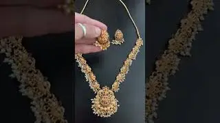 Shining diva temple jewellery set from Amazon #shorts #youtubeshorts #shortvideo #jewellery price599