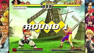 Capcom VS SNK 2: Mark Of The Millennium 2001 - Terry, Ryo, Haohmaru Playthrough (3 on 3 Match)