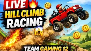 Hill Climb Racing Live 🔥 Extreme Challenges | Team Gaming 12