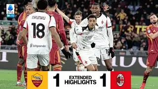 Extended Highlights | Il primo gol rossonero di De Winter | Roma-Milan 1-1 | Serie A 2025/26