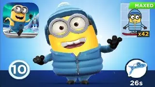 Snowboarder Minion RusH Maxed Level Costume / Maxed Rank 40 gameplay walkthrough ios & android
