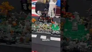 All my MOCs on display at Bricksplosion 2024! #lego #legomocs #drbrickenstein #legograveyard