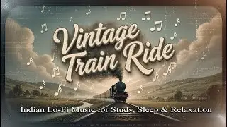 Vintage Train Ride 🚆 | Indian Lo-Fi Music for Study, Sleep & Relaxation