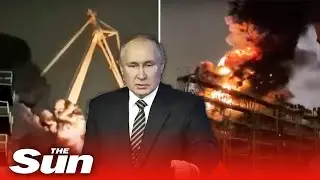 Putin&rsquo;s hypersonic missiles carrying warship on FIRE