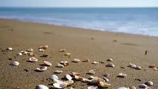 No Copyright | Sea Shell on Sand HD Video | Copyright Free for Background