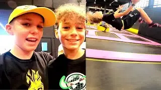 Hyperspace Trampoline Park Birthday Party fun