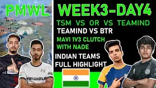 PUBGM PMWL EAST WEEK3 DAY4 (W3D4) FULL HIGHLIGHTS || TSM VS OR VS TEAMIND FINAL CIRCLE