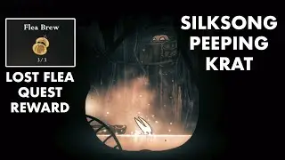 Hollow Knight Silksong - Peeping Kratt Spa Scene and Flea Quest Reward - Flea Brew