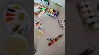Dil ka jo haal hai... painting ke baad wahi sukoon milta hai 🎨🖌️✨#ArtistHeart