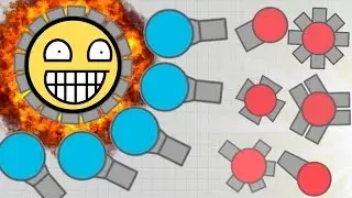 CLOSEST MOTHERSHIP BATTLE EVER!!! - Diep.io Ranger Vs Mothership Vs Arena Closer Gameplay!